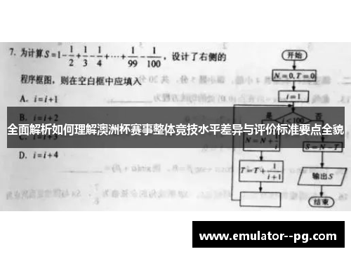 全面解析如何理解澳洲杯赛事整体竞技水平差异与评价标准要点全貌